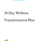 30-Day Wellness Transformation Plan