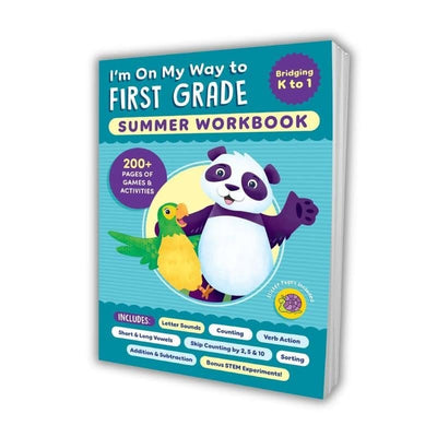 I'm On My Way to First Grade Summer Workbook