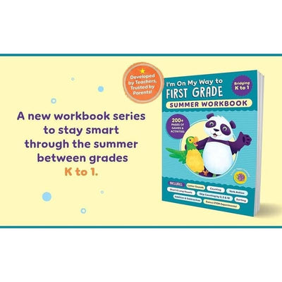 I'm On My Way to First Grade Summer Workbook