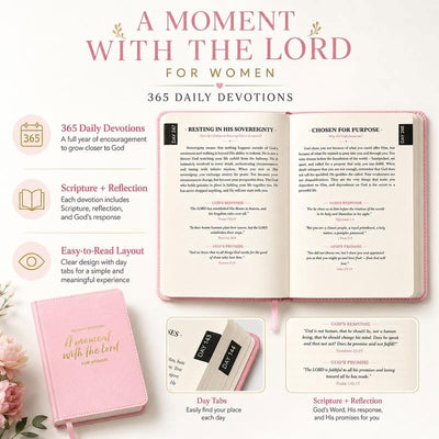 A Moment With The Lord for Women, 365-Day Women’s Study Bible