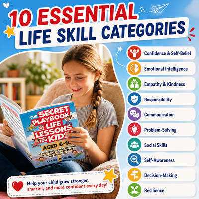 The Secret Playbook of Life Lessons for Kids Aged 6-10
